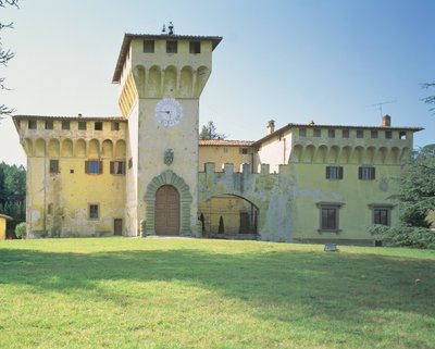 Villa Medicea Cafaggiolo, designed for Cosimo Il Vecchio by Michelozzo di Bartolommeo
